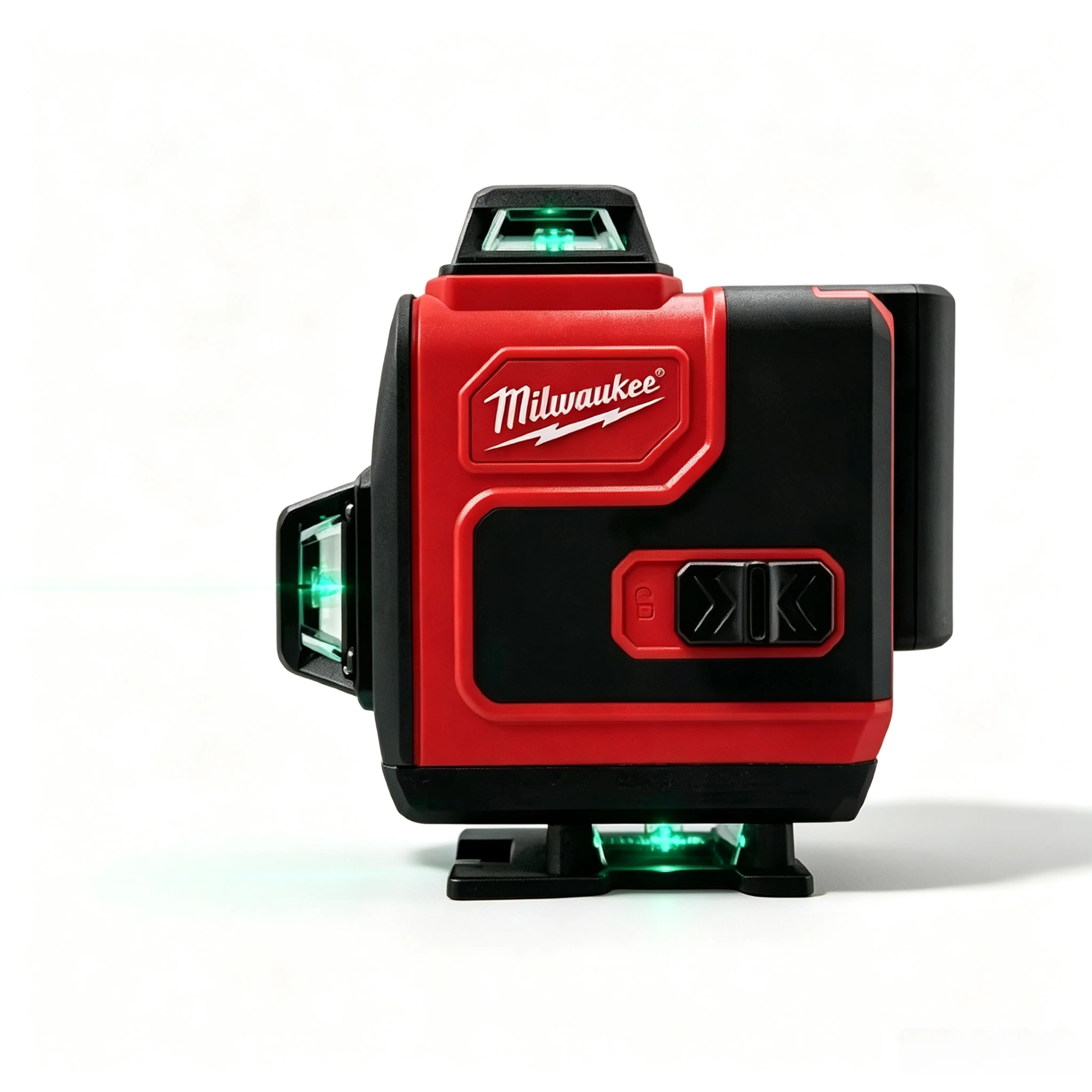 Milwaukee 16-Line Green Laser Level with Red Carrying Bag, 360-Degree Self-Leveling Tool for Construction and Renovation, Features Remote Control and Precision Alignment, Includes Charger, Base, and Remote stable power output heavy-duty fastening drill