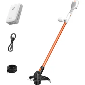 Weed Wacker 12 Inch, U20+ 20V String Trimmer & Weed Eater with 2.0Ah Battery, Grass Trimmer for, Yard and Farm