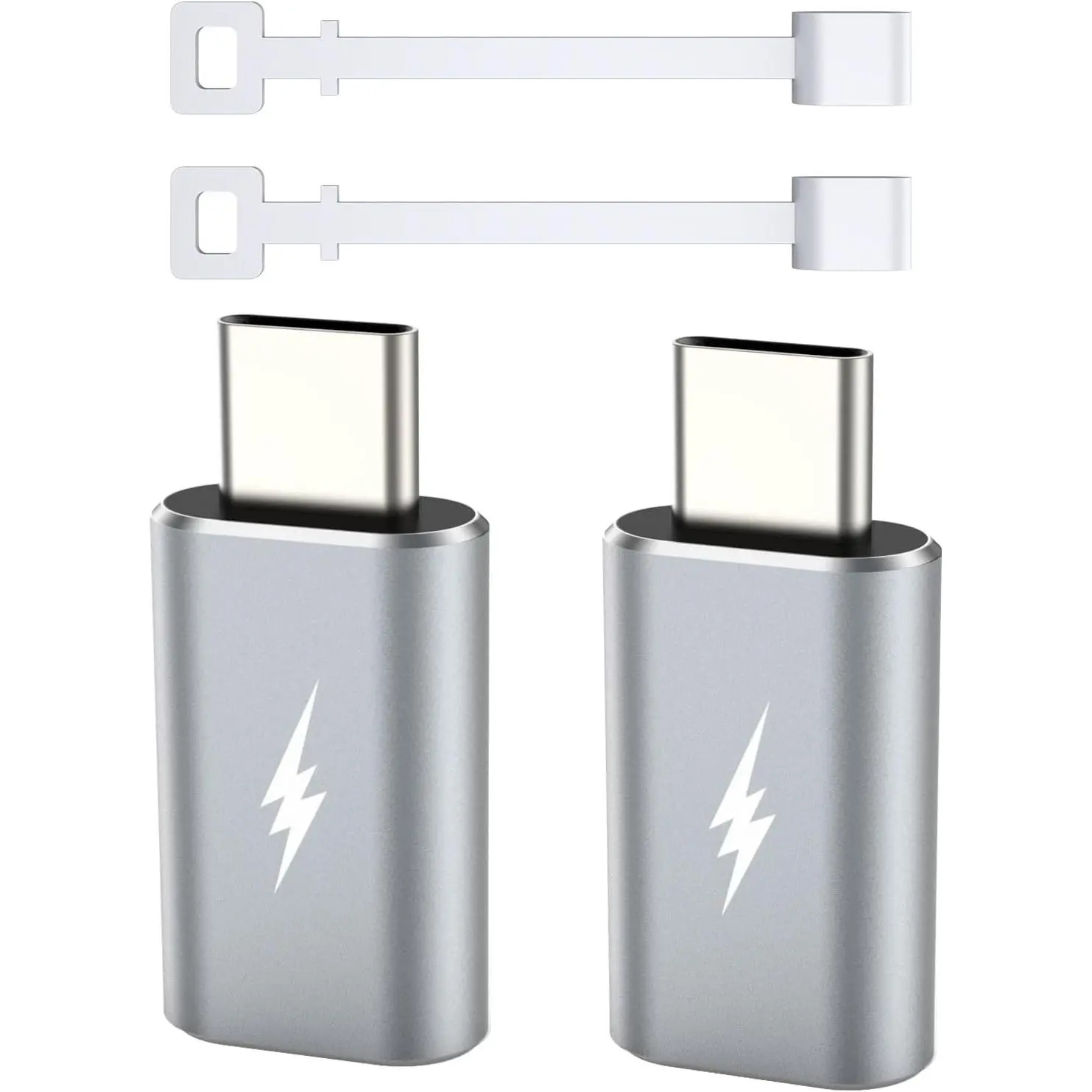Lightning to USB C Type C Adapter , Not for Headphones/OTG, 1.8-2.2A 15W Fast  Data Sync, for  16  15 Series iPad iPod AirPods, w Anti-Lost Holder