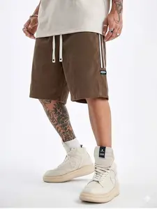 Upgrade your casual wardrobe with this mens brown corduroy shorts. Soft textured fabric with side stripes and a relaxed fit. Ideal for casual days city walks or weekend getaways. Effortless retro style that makes getting dressed easy. Your new go to casua