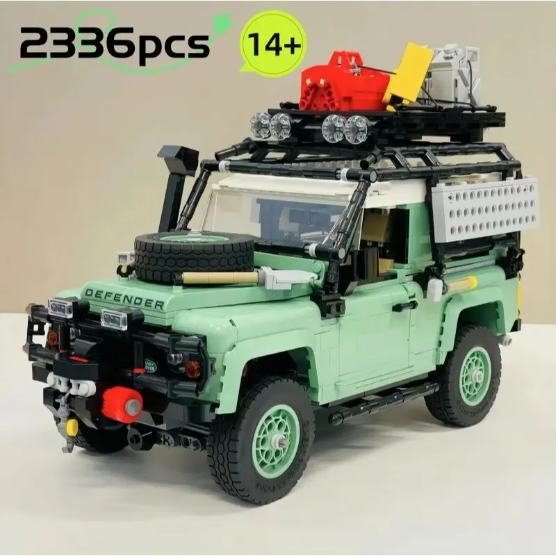 2336 Pieces Off-Road Defense Car Model Kit, Super Sports Car Building Toy, Diy Building Model, Boy's Birthday Gift, Compatible with 10317, Bricks, Model Building Blocks