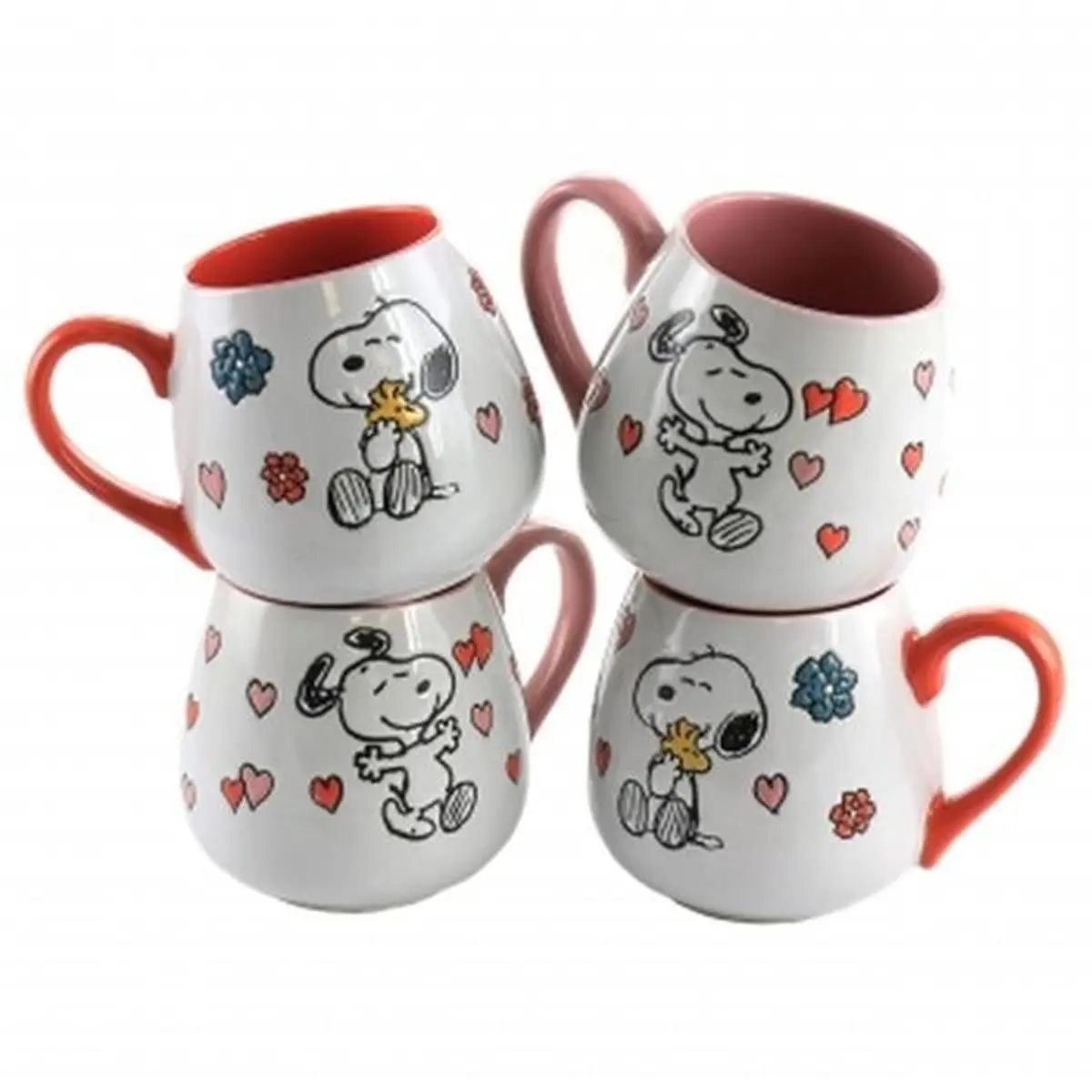 Peanuts 136641.01 20 oz Sto are Wax Relief Cup Set, 2 Assorted Design - 4 Piece