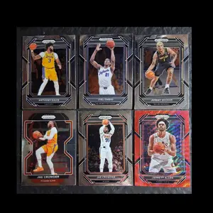 Basketball Prizm Six Card Lot Featuring Anthony Davis Joel Embiid Jeremy Roach Jae Crowder & Jarrett Allen Collectible Trading Cards