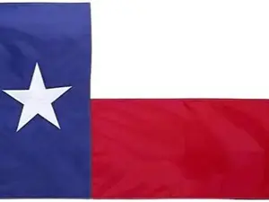 Texas State Flag - Vivid Color and Fade proof - Canvas Header and Double Stitched - Texas State Flags Polyester with Brass Grommets 3 X 5 Ft Banners Star