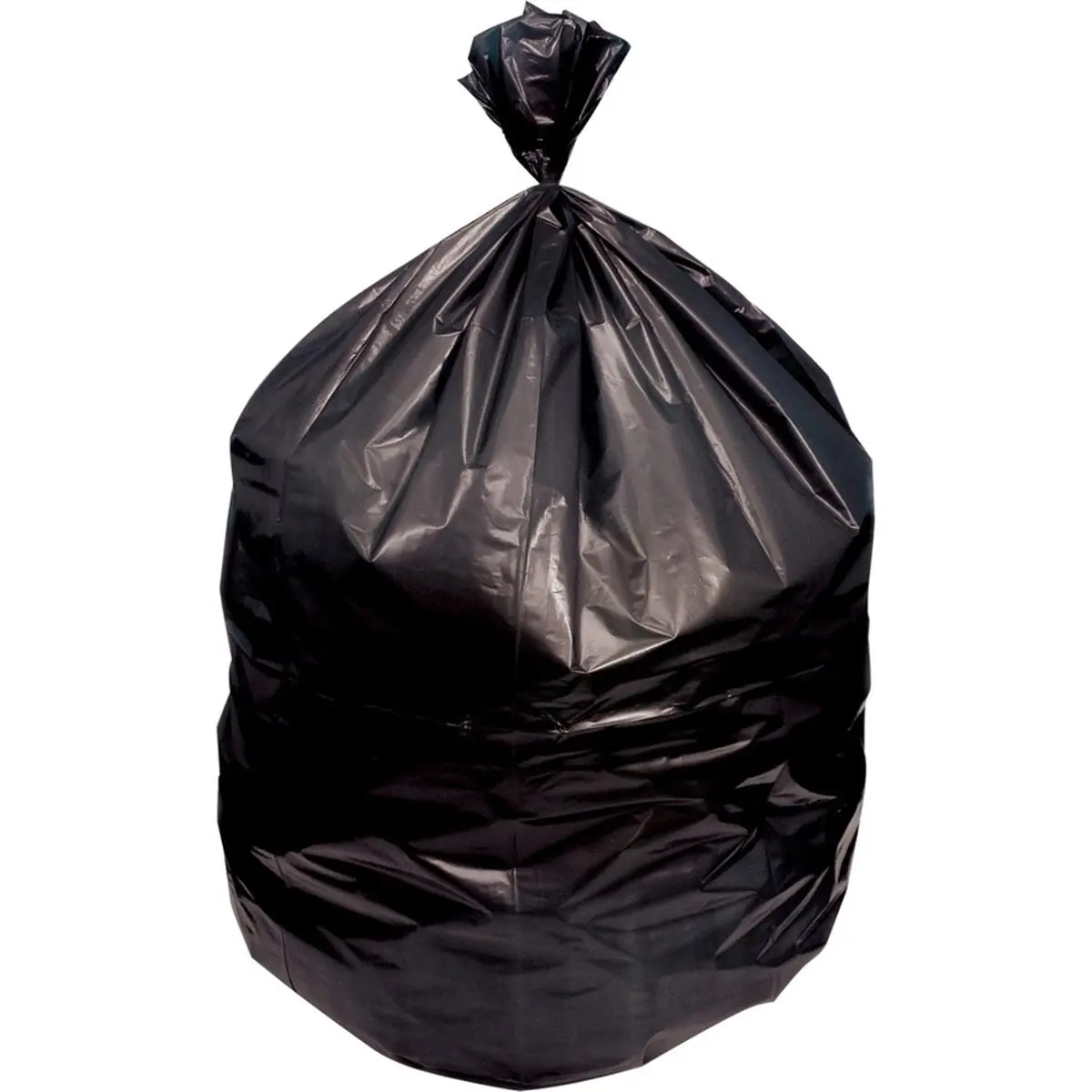 212 MAIN Leak-Proof Star-Seal Linear Low-Density Trash Bags, 60 Gal, 38x58 in, 2 Mil Thick, Black, 100-Piece Pack in Resin Box Case, Plastic Bag Trash Bags, Strong Trash Bag Trash Bags