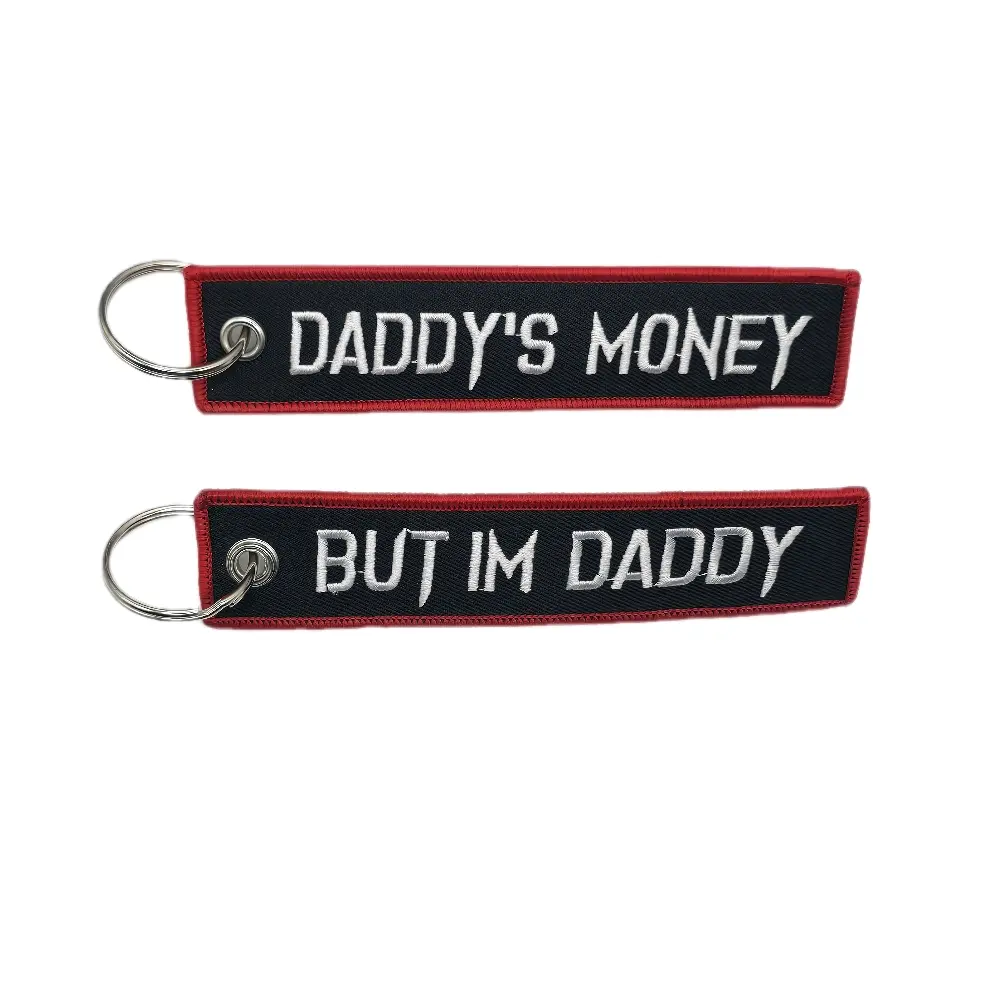 Daddys Money KeyTag keychain Color - Red