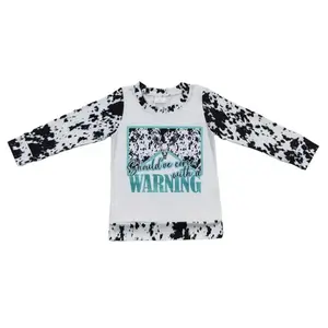 Girl Western Clothes Cows Kids Winter Clothes Girl Winter Shirt Top