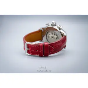 Alligator Watch Strap - Red