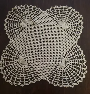 Vintage Hand Crocheted Doily Set