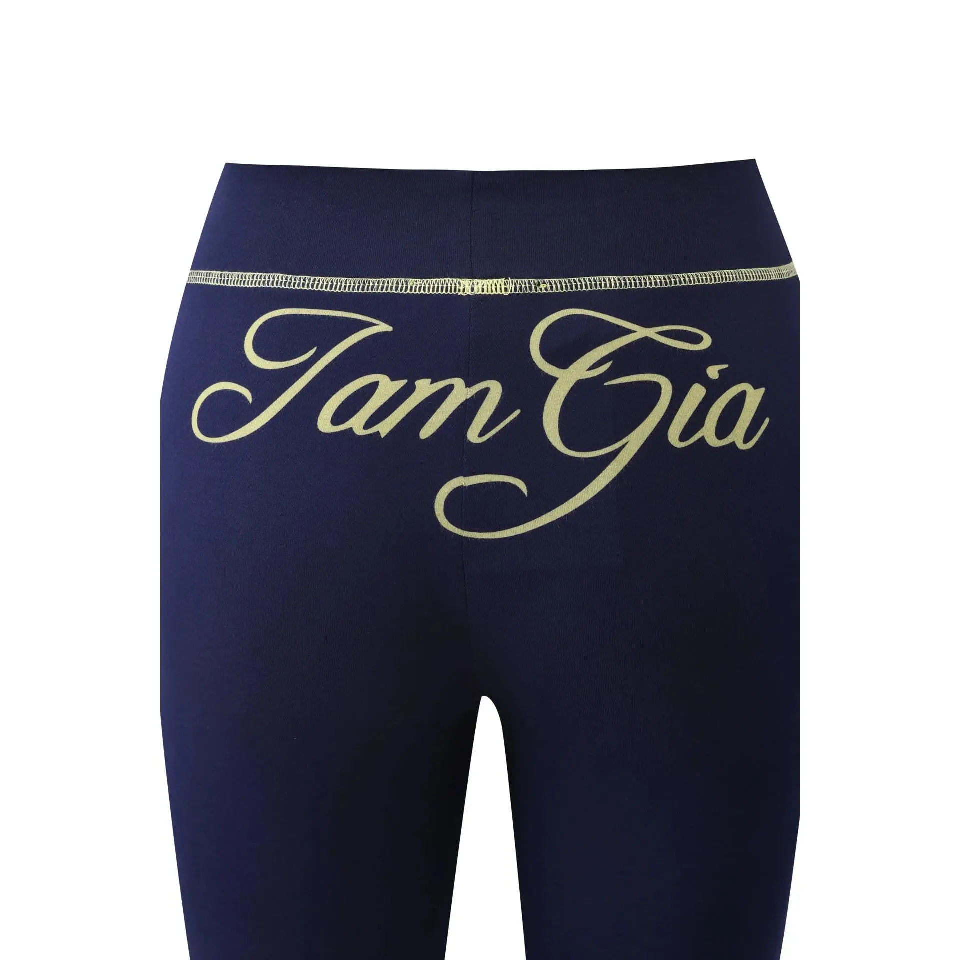 Navy blue trousers