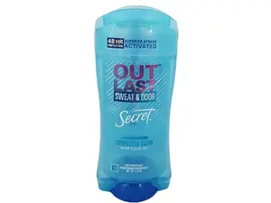 Secret Outlast Antiperspirant and Deodorant Clear Gel, Completely Clean - 2.6 Ounce (Pack of 3)
