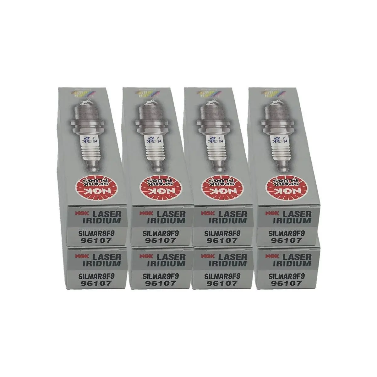 NGK Laser Iridium Spark Plug SILMAR9F9- 8 PACK