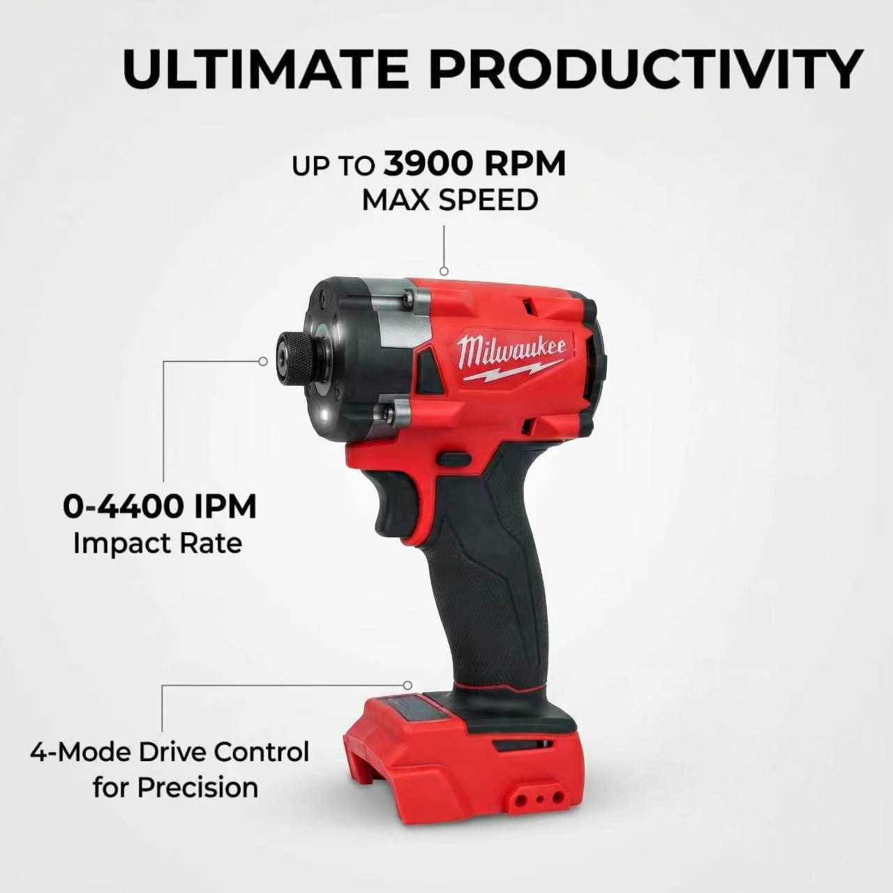 M18 FID3 18V 1/2in Impact Driver with 300 Nm for Tight Spaces repair tool wrench heavy duty workshop use multi-function universal socket wrench tool diy automotive