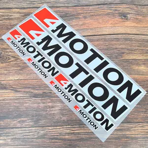 8Pcs 4 MOTION Car Sticker for Volkswagen VW Amarok V6 4Motion Tdi 4X4 Off Road Decor Decal Truck Vinyl Cover