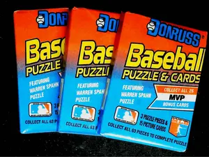 3 1989 Donruss Baseball Wax Packs
