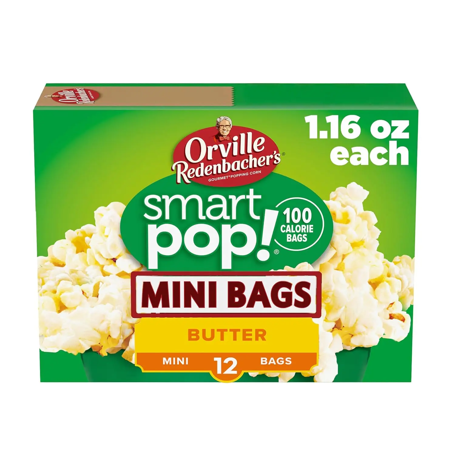 Popcorn, SmartPop! Butter Flavor, 1.6 oz., 12-ct