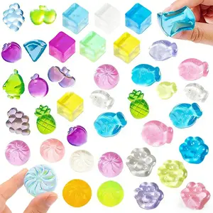 20 Pcs Mini Squeeze Toys Squishy Fidget Toys with Simulated Cat Paw Mini Fish Steamed Buns Ice Cubes Fruits Non Toxic TPE Material for Kids & Adults Christmas Halloween Birthday Party Favors