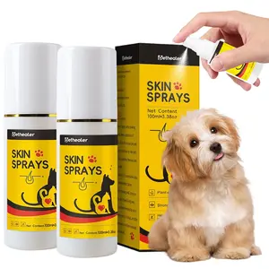100ml*2Pcs Pet Skin Soothing anti itch relief Spray for Dogs and Cats– Gentle Formula for Dogs & Cats with Itchy or Dry Skin – Helps Ease Discomfort from Irritations & Environmental Factors – Safe, Plant-Based Option