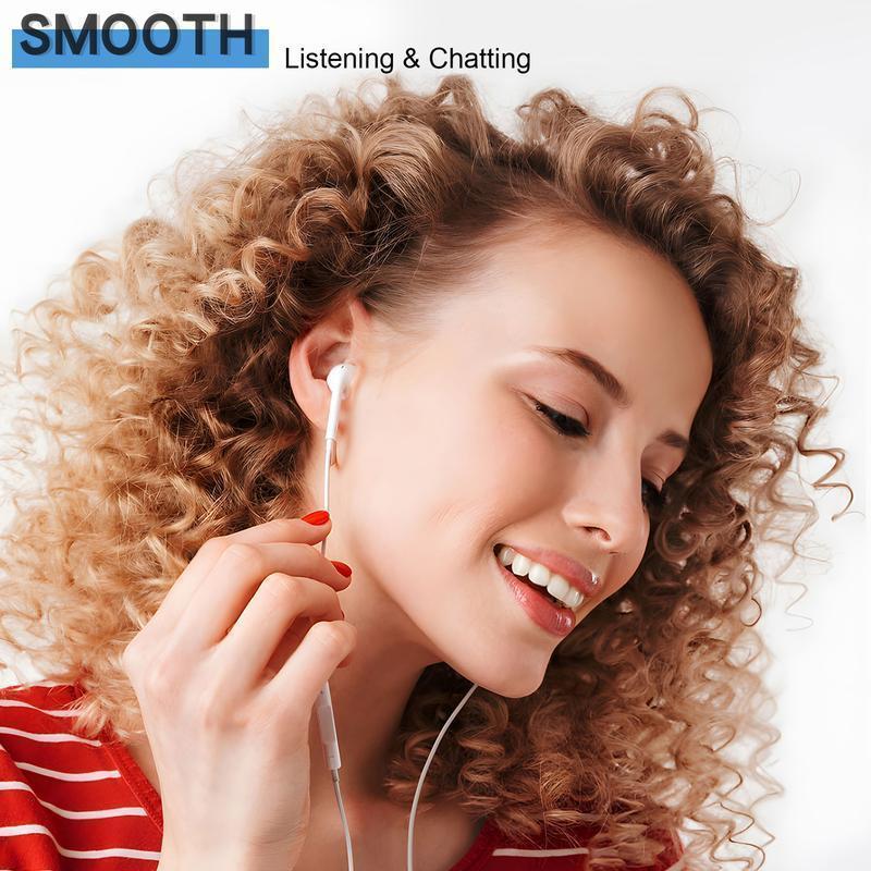 Wired Earphones for iPhone and Android phone, Lightning & Type C In-Ear Headphones, Original Sound Earbuds Compatible with iPhone 16/15/14/13/12/11 Pro Max