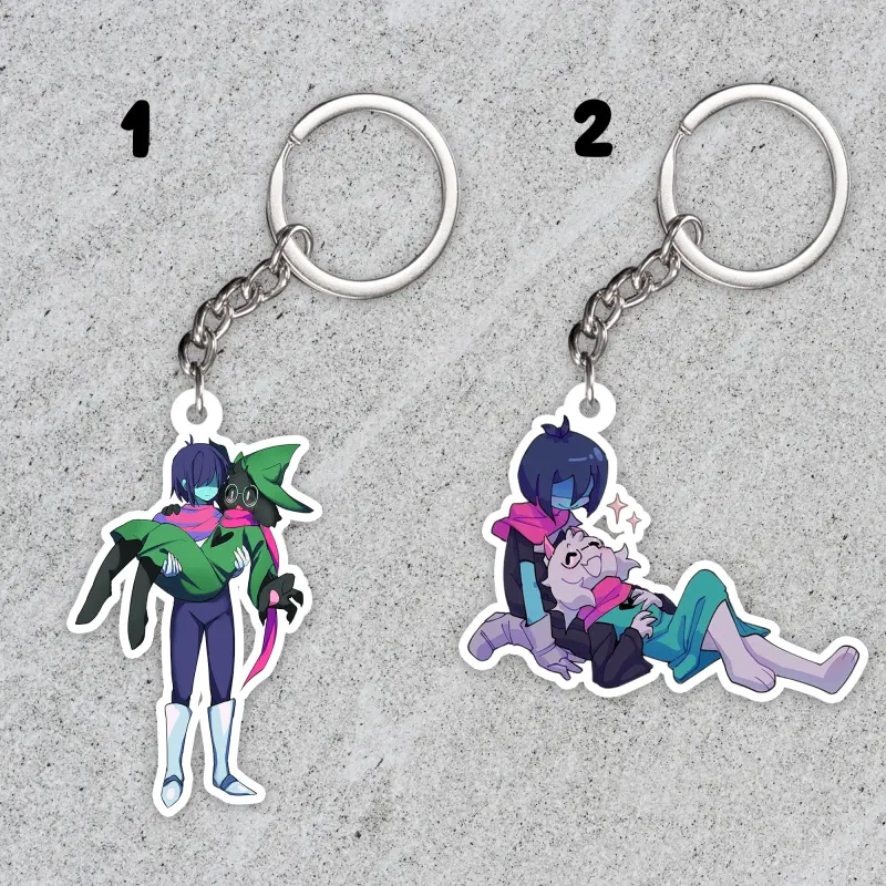 Kris x Ralsei Deltarune Acrylic Keychain