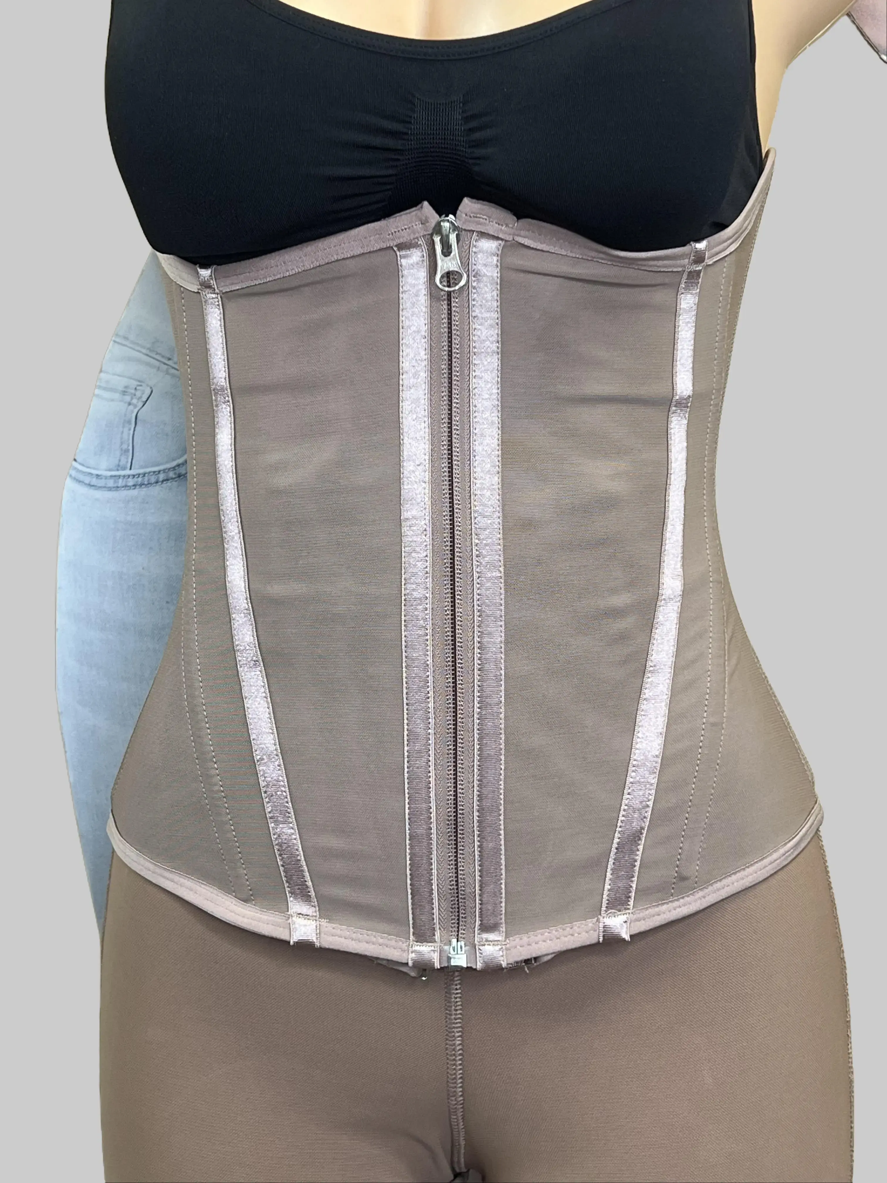 Women's Corset Waist Shaper Basic Shapewear - 3 Rows of Hooks, Womenswear Tank/Cami Underwear
