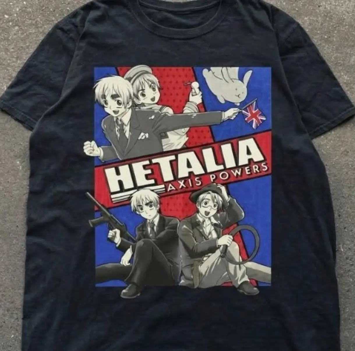 Adult and Youth Hetalia Axis Powers Anime Graphic T-Shirt , 90s Graphic Tee, Gift for Fan, Unisex Streetwear Style