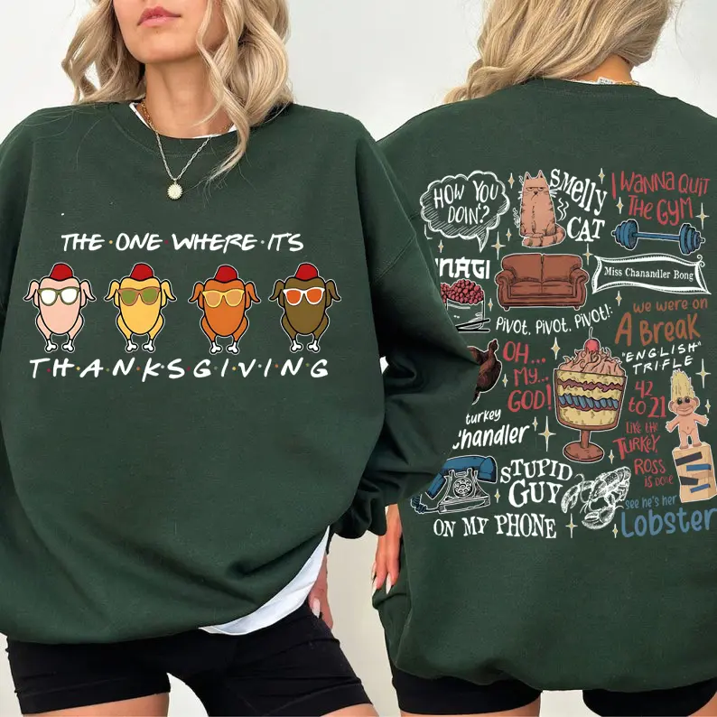 Friends Sweatshirt,Friends TV show quotes Sweatshirt,Friends Trip Sweatshirt,Trendy Friends Fan Sweatshirt,Friends Pullover Gift,Chandler Shirt,Friends Inspired Holiday Crewneck Sweatshirt Hoodie,TV Show Friends Sweater