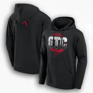 Roman Reigns OTC Pullover Hoodie (Black), Vintage Graphic Tee Tops, Menswear Womenswear Streetwear Wrestling Apparel Gift