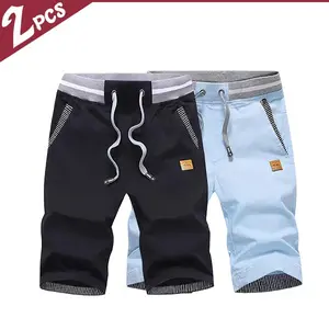 A refreshing summer!2 pieces of casual shorts, simple and versatile + wear-resistant fabrics, a set of work, shopping, and playing ball can be done, and you can close your eyes and not step on thunder!