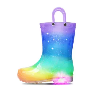 Kids Light Up Sneakers, Gradient Color LED Shoes with Motion Sensor, Glow in The Dark, Unisex