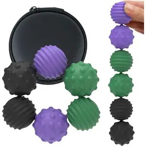 HengLiSam Silicone Magnetic Stress Balls, Fidget Magnet Toy with Pro Magnetic Strength, Fidget Ball Toys for Adults with ADHD, Autism, Anxiety, Magnetic Fidget Ball for Office (6 Pack)