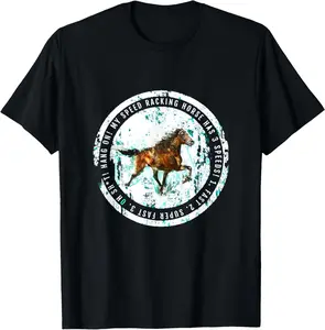 TrailRide Singlefoot Standardbred Rowdy Horse T-Shirt