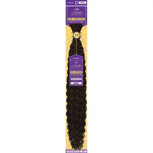 Outre Purple Pack Brazilian Bundle 100% Human Hair Blend Braid - PRESTRETCHED DOMINICAN CURL BULK 18"