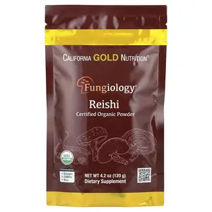 California Gold Nutrition Fungiology®, Certified Organic Reishi Powder, 4.2 oz (120 g)