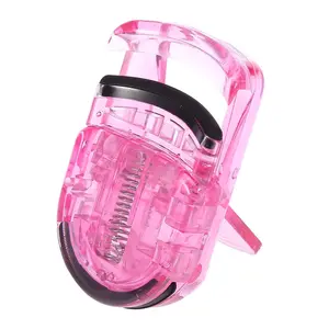 Mini Portable Eyelash Curler - Compact No-Pinch Curler with Soft Pad for Travel & On-the-Go Use