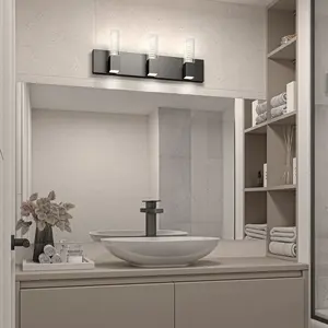 Hologram LED modern bathroom vanity light 5 CCT