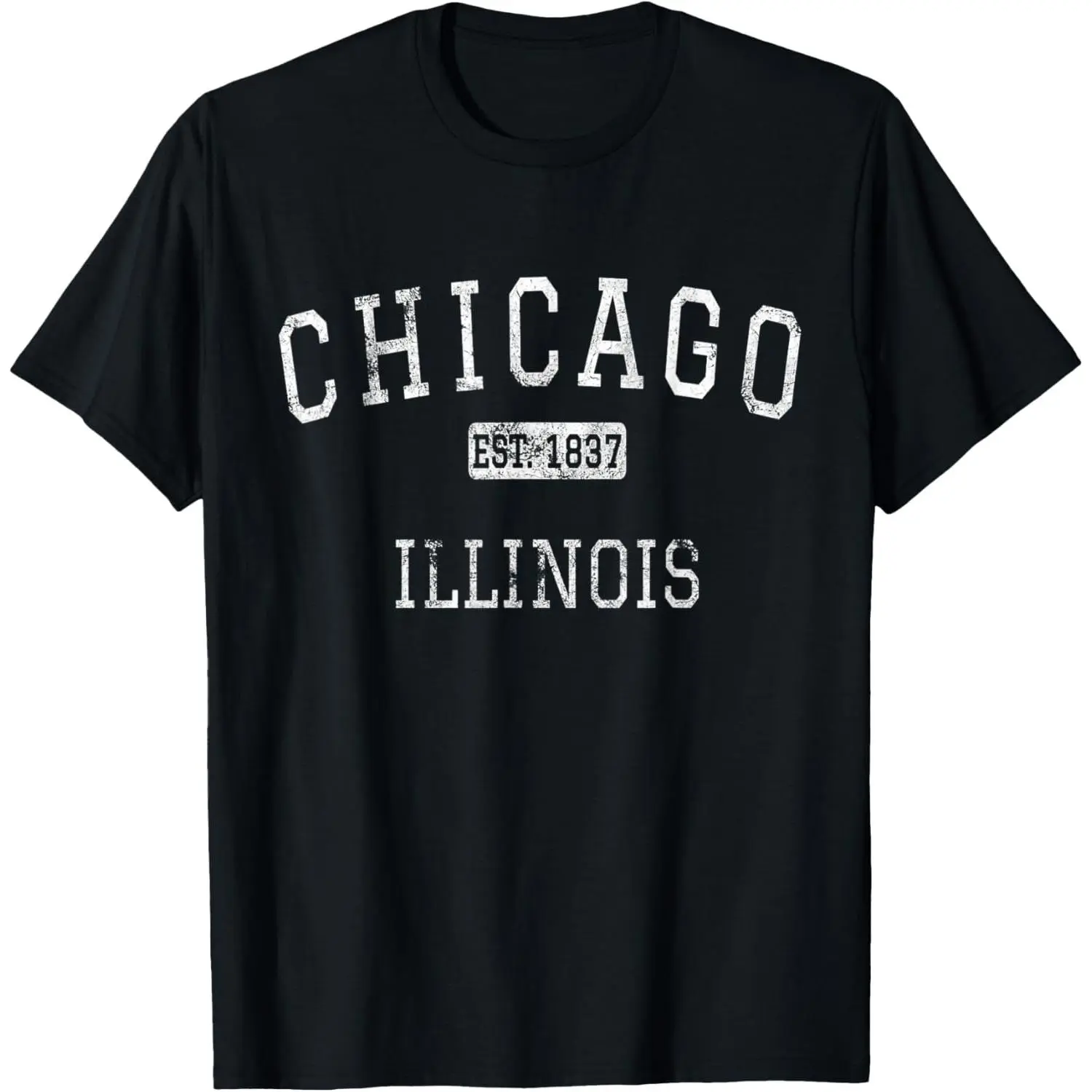 100%cotton Chicago Illinois IL Vintage T-Shirt