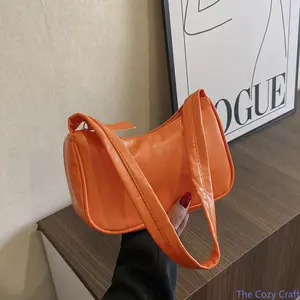 Minimalist Trendy Underarm Shoulder Bag Elegant Unique Handheld Purse Dainty Stylish Casual Accessory Versatile Daily Crossbody Tote For Women Date Night Shopping Commute Street Style Everyday Wear outdoorfun