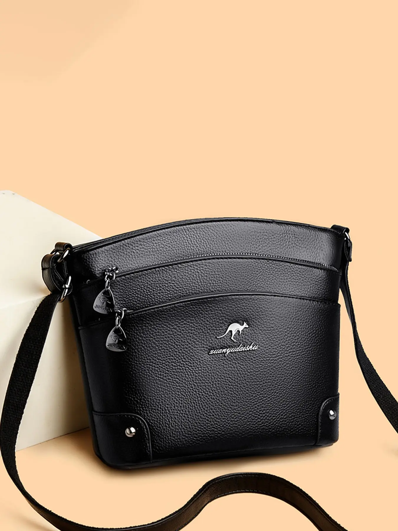 1pc Ladies' fashionable, simple, casual, retro, solid color versatile Classic Stylish crossbody Shoulder Bag suitable for daily commuting, shopping, work, gift giving, versatile ladies' essential shoulder bag