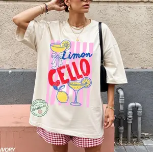 Limoncello Shirt, Limon Cello Shirt, Lemon Tshirt, Bach Party Shirt, Italy TShirt, Vacation Shirt Comfort  Trendy Summer Graphic Tee