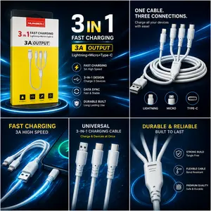 Combo Phone Charger Cable