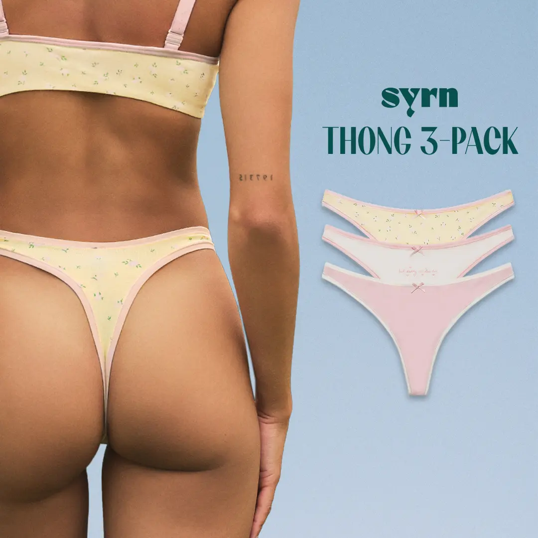 Sunday Morning Thong Panty Pack