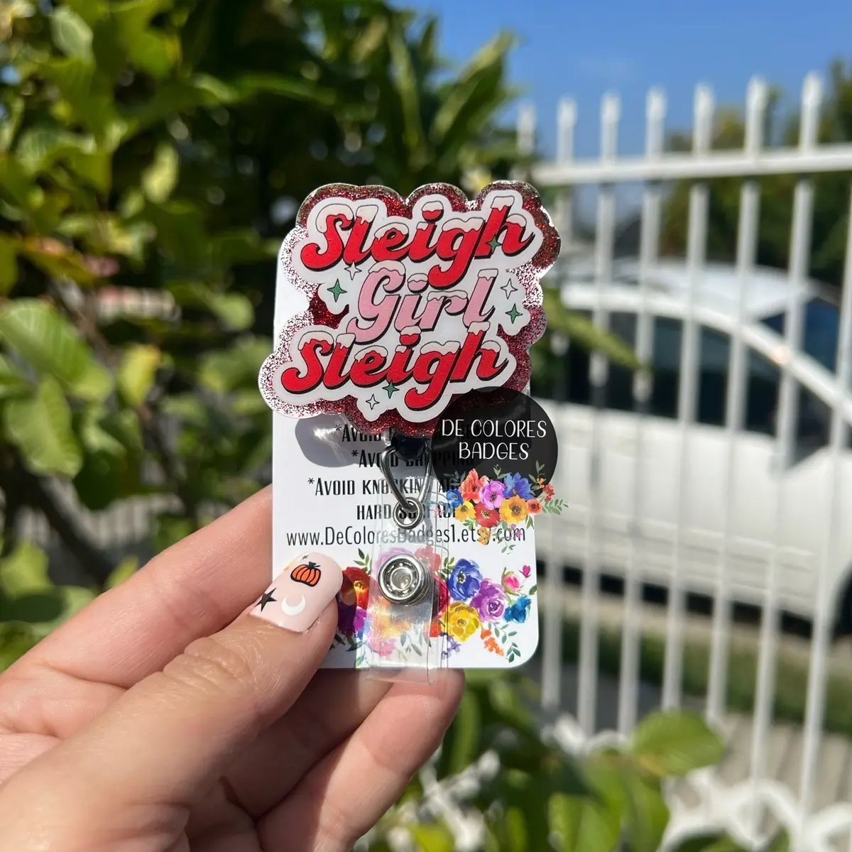 Sleigh Girl Sleigh Badge, Sleigh Girl Badge, Funny Christmas Badge, Funny Christmas, Cute Christmas Badge, Retro Christmas Badge, Snow Badge
