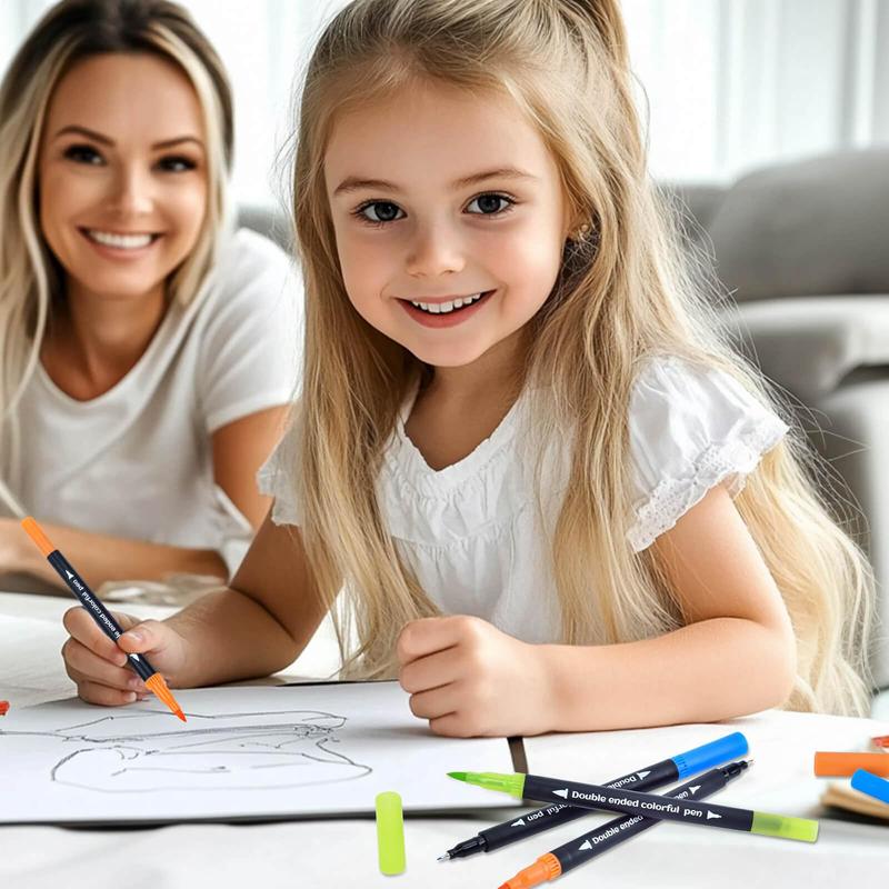 Dual Tip Marker Set Alcohol Artist Markers Marker coloring drawing craft kids stuff for girls school supplies 2025 Brush Pens Diamond Painting