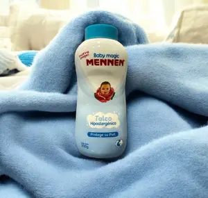 Talco Mennen Magic, Azul , Hipoalergénico. Protege Su Piel 200G. Talcum Powder