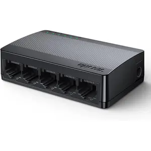 SG105, 5 Port Gigabit , Unmanaged Ethernet , Office Ethernet Splitter, Plug & Play, Plastic Case, Desktop/ Wall-Mount, Fanless Quiet, Limited Lifetime Protection