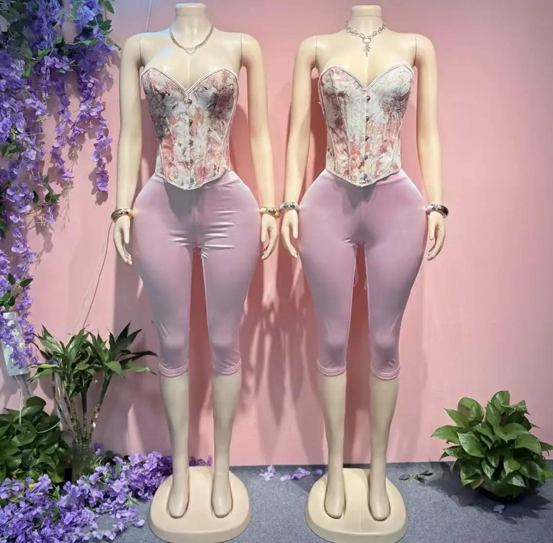 Women's Bustier 2-Piece Clothing Set