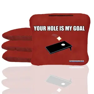 Your Hole Is My Goal Cornhole Bags