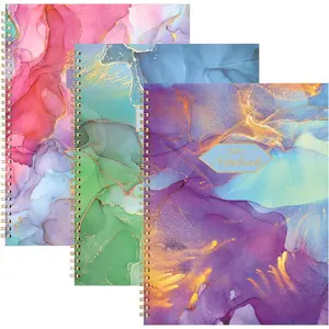 3 Pack Spiral Notebook College Ruled Notebook, Aesthetic Journaling Notebooks for Work School Office , 3 x 120 Pages, 8.5 x 11 Inches Notebooks for Valentine Gifts