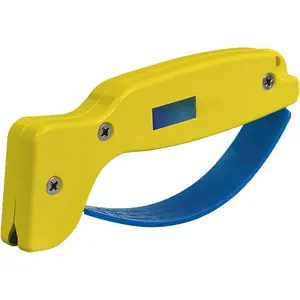 ShearSharp  Sharpener, -Honed Tungsten Carbide  Sharpening Tool for , Garden Shears, Kitchen Shears, Hedge Clippers, Yellow